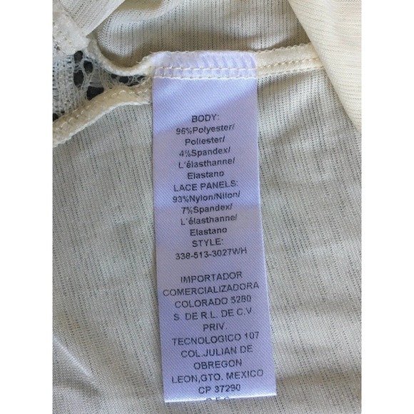 Roper Top S Cream Embroidery 3/4 Sleeve Blouse - Picture 9 of 9